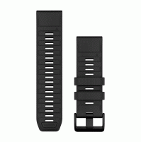 QuickFit 26 Watch Bands, Black Silicone - 26 mm - 010-13393-02 - Garmin